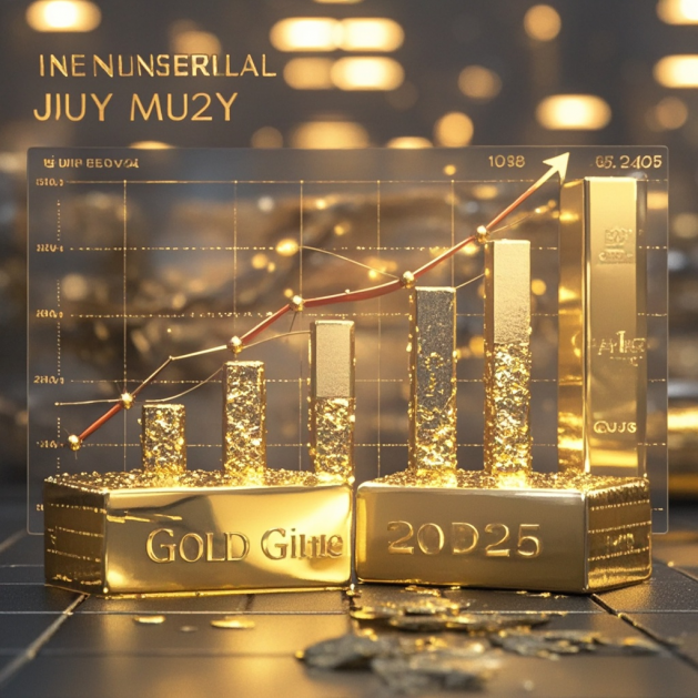 International Gold Price Surges Significantly on July 14, 2025, Reaching New High